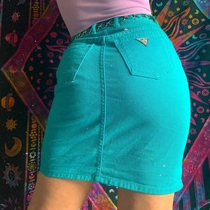 Vintage Guess Denim Mini Skirt
